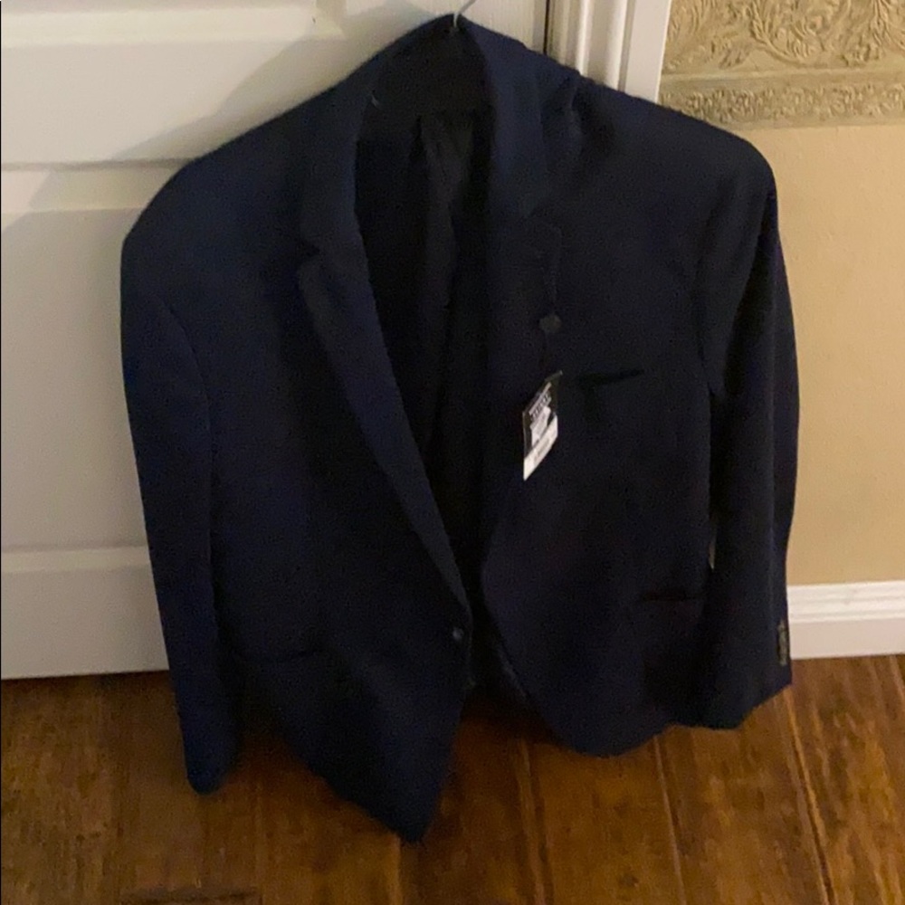 Blazer Navy Blue TOPMAN